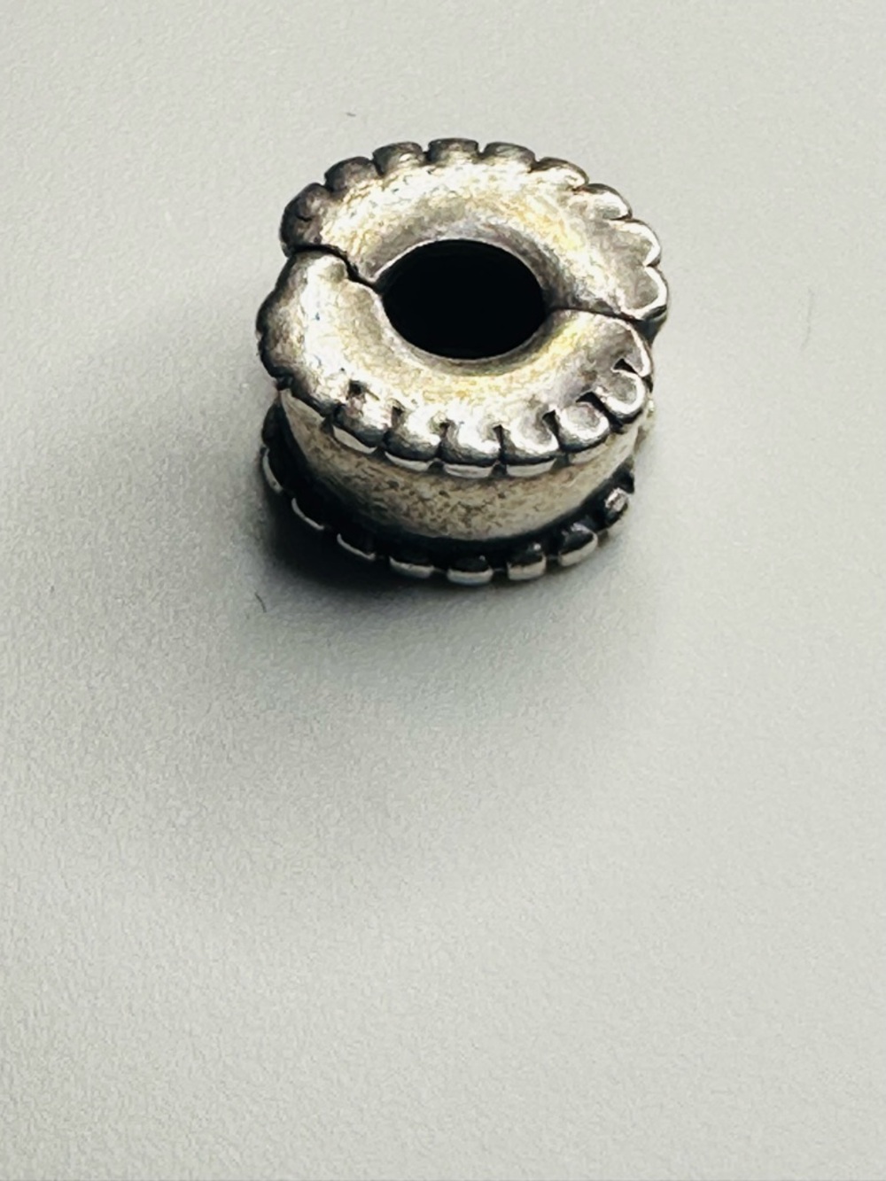 Pandora Beveled Silver Clip - S925 ALE